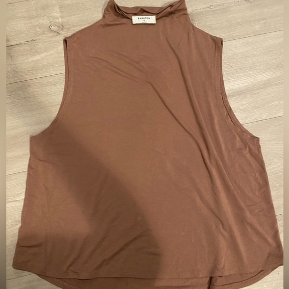 Babaton sleeveless turtleneck top - Picture 1 of 3